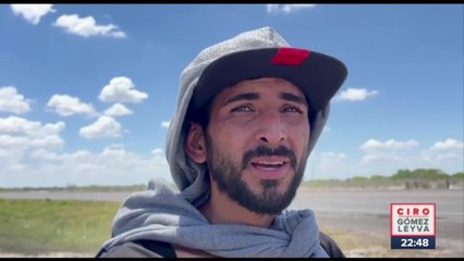 "Obligan" a migrantes caminar bajo el infierno de los 42 grados