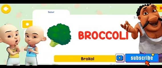 Belajar macam-macam sayur dalam bahasa Inggris