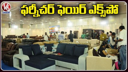 Furniture Fair Expo Begins In Madhapur Maidan Expo Center _ Hyderabad _ V6 News