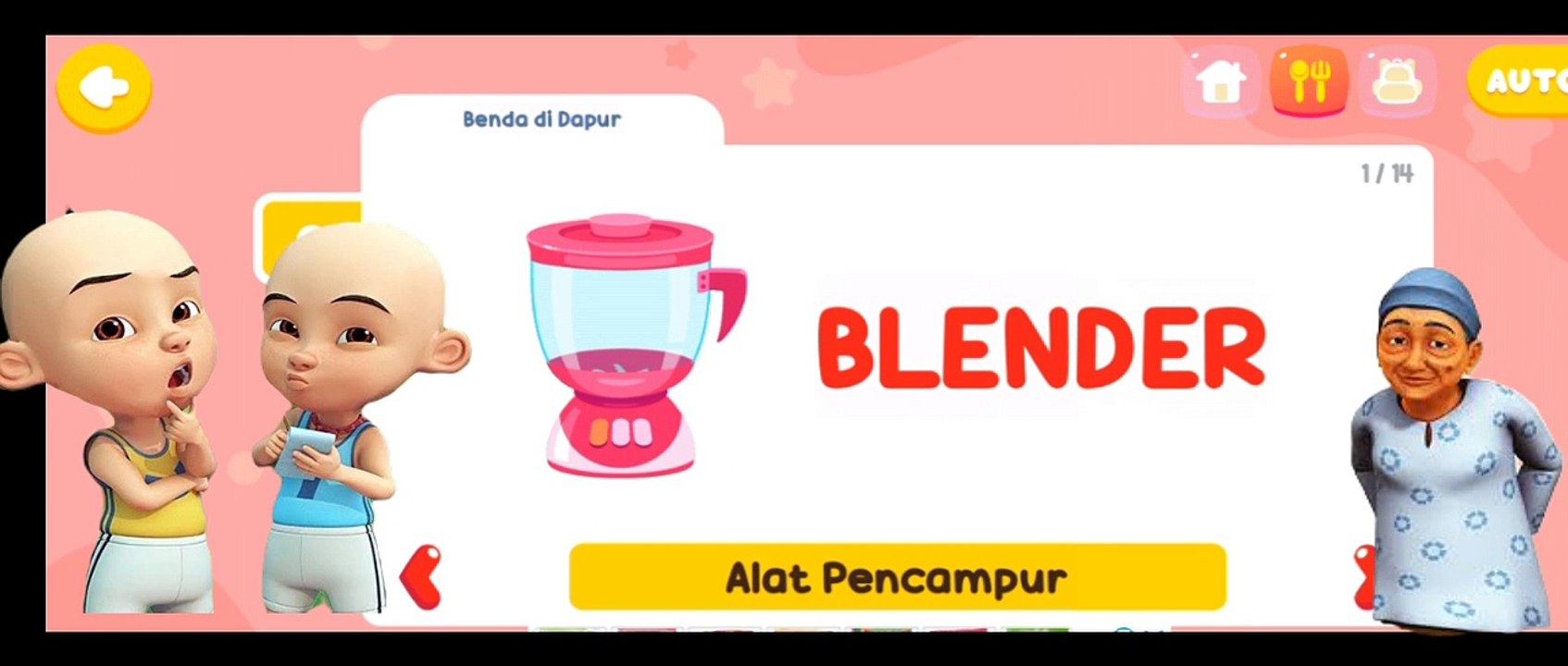 Belajar nama-nama benda di dapur dalam bahasa Inggris