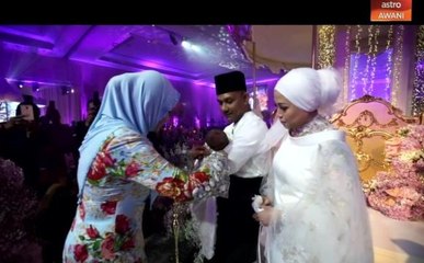 Kemeriahan majlis cukur jambul anak Azrinaz Mazhar Hakim