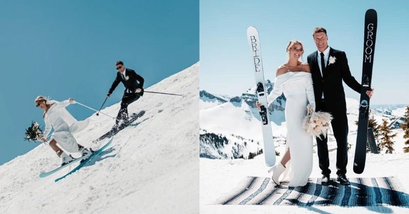 Ce couple se dit “Oui” au sommet d'une montagne...
