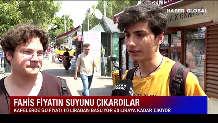 Fahiş fiyatın suyunu çıkardılar: "80 liraya su içmek zorunda kaldım"