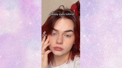 Sleepy eyes makeup tutorial