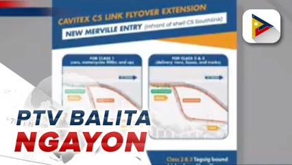 CAVITEX C5 link flyover extension, madadaanan na ng mga motorista simula bukas