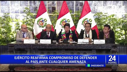 Ministro Gavidia responde a comunicado del Comando Conjunto