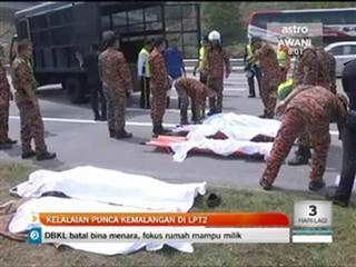 Kelalaian punca kemalangan di LPT2