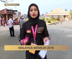 Pengundi DUN Chempaka tiba seawal 7.30 pagi untuk giliran mengundi