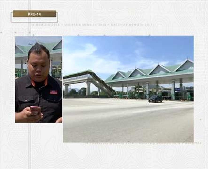 Trafik lancar arah utara