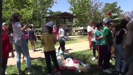 Yaz kursunda eğitim gören öğrenciler doyasıya eğlendi