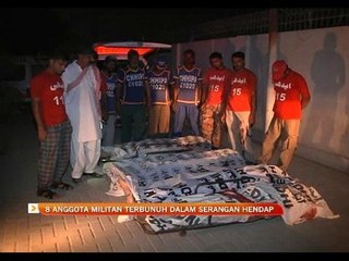 8 anggota militan terbunuh dalam serangan hendap