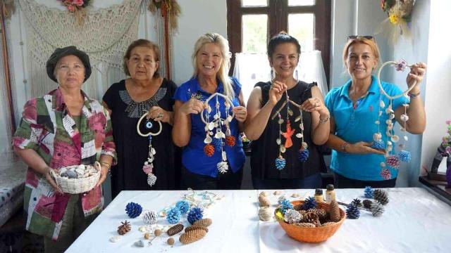 Edirne gündem haberi | Edirneli kadınlar doğadan topladığı atıkları sanat eserine dönüştürüyor