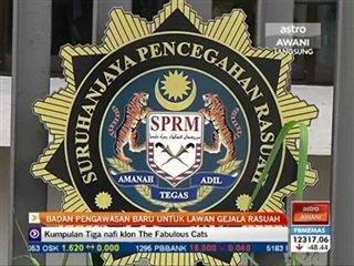 Badan pengawasan baru untuk lawan gejala rasuah