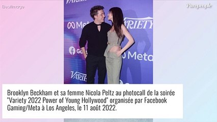 Brooklyn Beckham très amoureux : tendres baisers avec sa femme Nicola Peltz en soirée