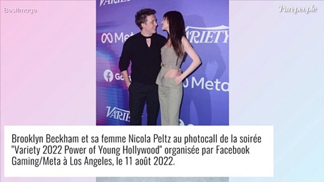 Brooklyn Beckham très amoureux : tendres baisers avec sa femme Nicola Peltz en soirée