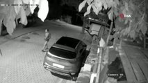 Sancaktepe'de pes dedirten hırsızlık kamerada: Önce anahtarı, sonra aracı çaldı