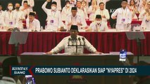 Prabowo Subianto Deklarasikan Diri Kembali Maju di Pilpres 2024