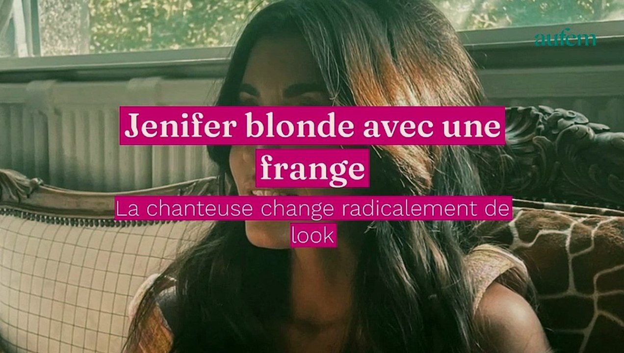 Jenifer blonde avec une frange : la chanteuse change radicalement de look