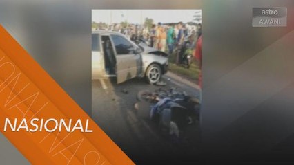 Akibat pemandu terlelap, pekerja kedai makan maut dirempuh