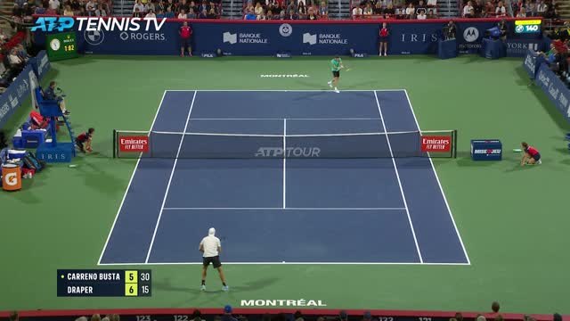 Montréal - Carreño Busta rejoint les demi-finales