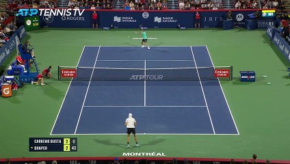 Montréal - Carreño Busta rejoint les demi-finales