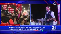 Elecciones 2022: George Forsyth oficializa su candidatura a la alcaldía de Lima