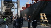 L'arrivo della prima nave ucraina al porto di Ravenna