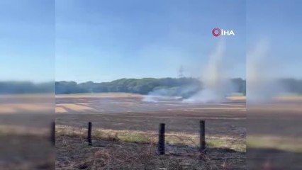 İngiltere'de orman yangını sonrası "şeytan hortumu" çıktı