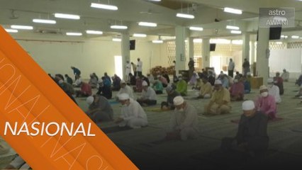 Kelantan mula benarkan solat Jumaat & solat Fardu