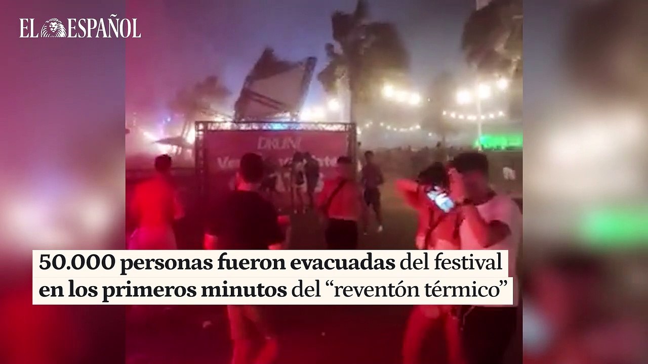 Un muerto y varias decenas de heridos en el festival Medusa, en Cullera (Valencia)