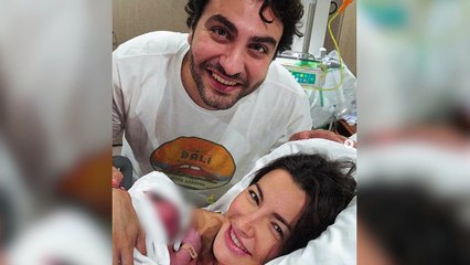 El bebé de Alexandra Pereira finaliza con éxito su primera visita al pediatra