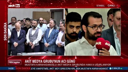 Mustafa Karahasanoğlu Akit Medya Grubu’nda Hakk’a uğurlandı