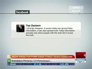 Media sosial platform sebar fitnah? Raksi pengguna