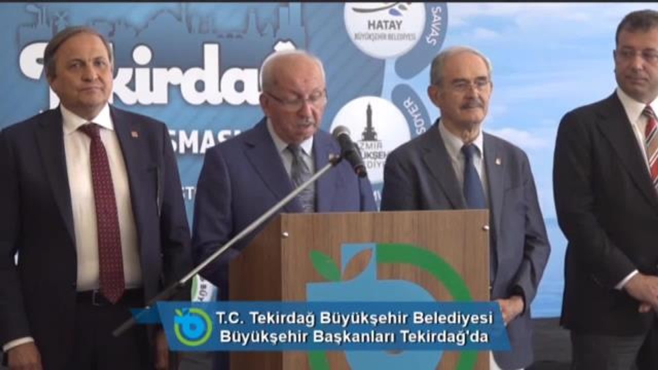 Tekirdağ haberi | CHP'li Büyükşehir Belediye Başkanları Tekirdağ'da Bir Araya Geldi: "Halkımızın Yanında Olduk, Olmaya Devam Ediyoruz"