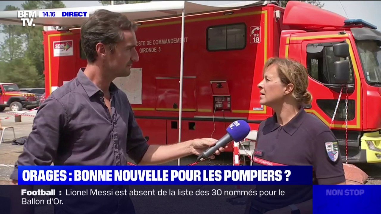 Incendies en Gironde: l'arrivée des orages, bonne ou mauvaise nouvelle pour les pompiers?