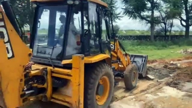 जयपुर में 25 बीघा में अवैध कॉलोनी, जेडीए का चला बुलडोजर