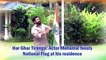 Har Ghar Tiranga: Actor Mohanlal hoists National Flag at his residence