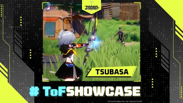 Gameplay de Tsubasa dans Tower of Fantasy
