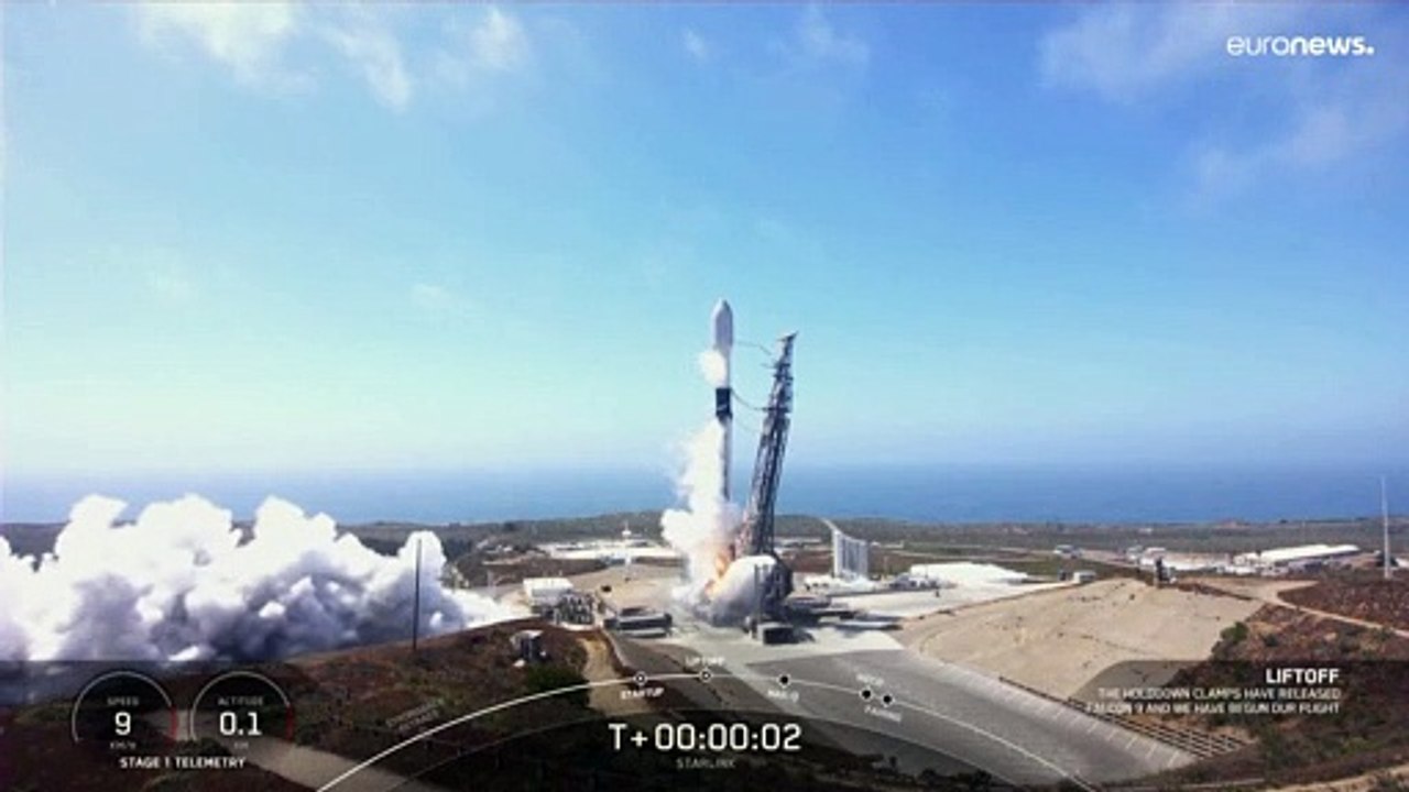 SpaceX bringt 46 Satelliten in erdnahe Umlaufbahn