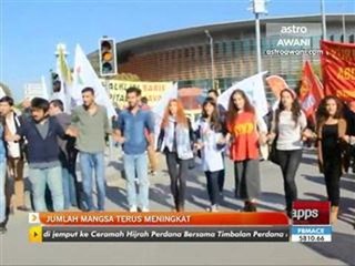 Jumlah mangsa terus meningkat