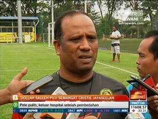 Dollah Salleh puji semangat Cristie Jayaseelan