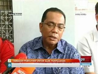 Tangguh pemilihan untuk elak perpecahan