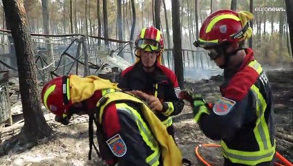 شاهد | فرنسا تنجح بمساعدة تعزيزات أوروبية في وقف انتشار حريق هائل