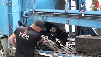 Mersin'de 2 milyon adet (310 kilo) uyuşturucu hap ele geçirildi