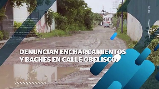 La calle Obelisco en Villa Las Flores se encuentra en mal estado | CPS Noticias Puerto Vallarta
