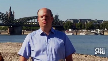 Aşırı sıcaklar Ren Nehri'ni de vurdu