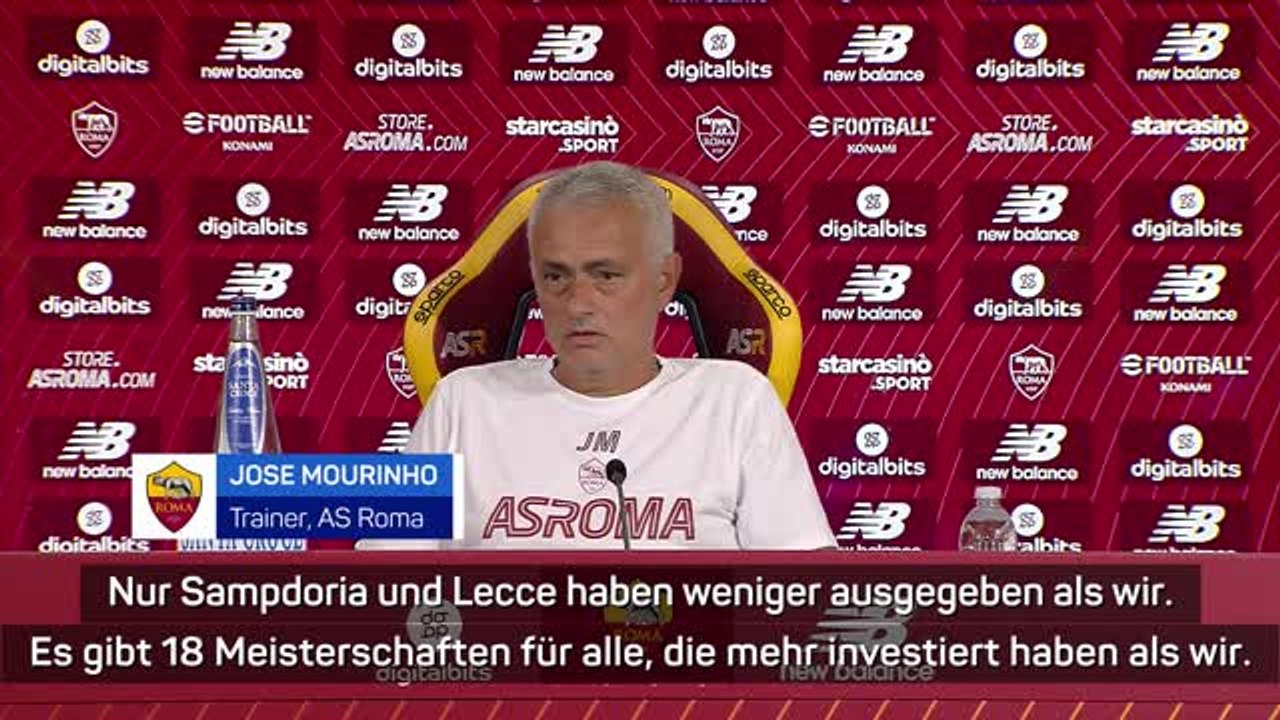 Rom als Titelkandidat? Mourinho: “Glaube ich nicht”
