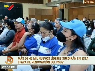 Surgirán más de 42 mil nuevos líderes en la estructura de base del PSUV Mérida