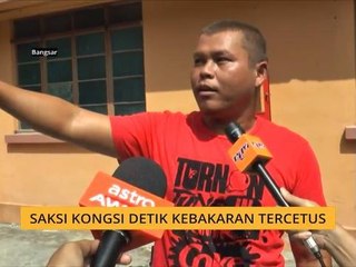 Kuarters KTMB terbakar: Saksi kongsi detik kebakaran tercetus