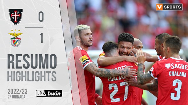 Highlights: Casa Pia AC 0-1 Benfica (Liga 22/23 #2)
